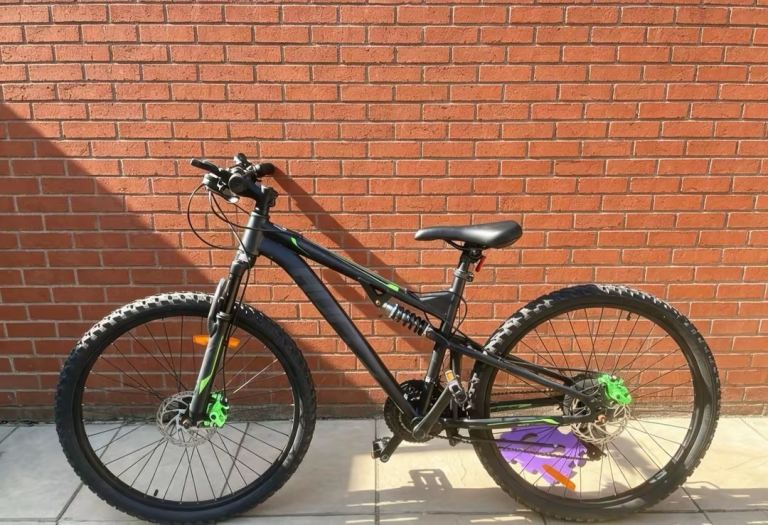 Huffy Full Suspension Mountain Bike - 21 Speed + Disc Brakes
