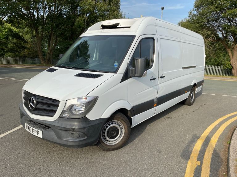Mercedes Sprinter Fridge (-1C) ULEZ Euro 6 Lwb 2017 152k miles Mot,No Vat.