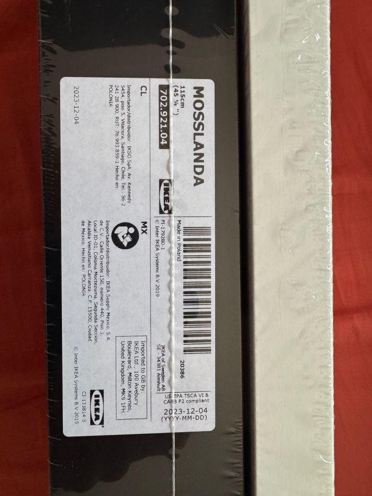 Ikea display shelf MOSSLANDA