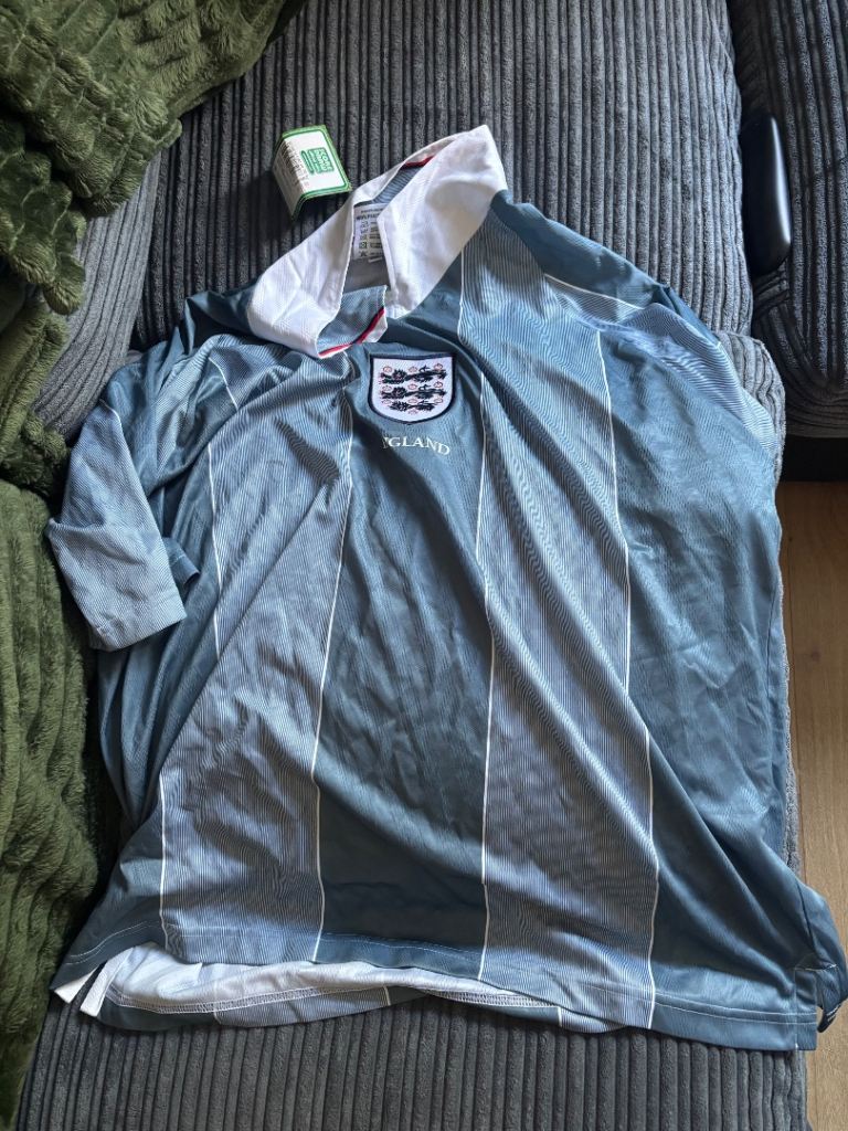 England Football Shirt – Blue, Brand New