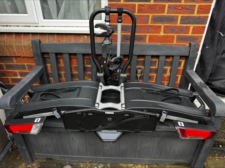 Thule EasyFold XT 2-Bike Towbar Mounted Bike Rack complete with protective carry case