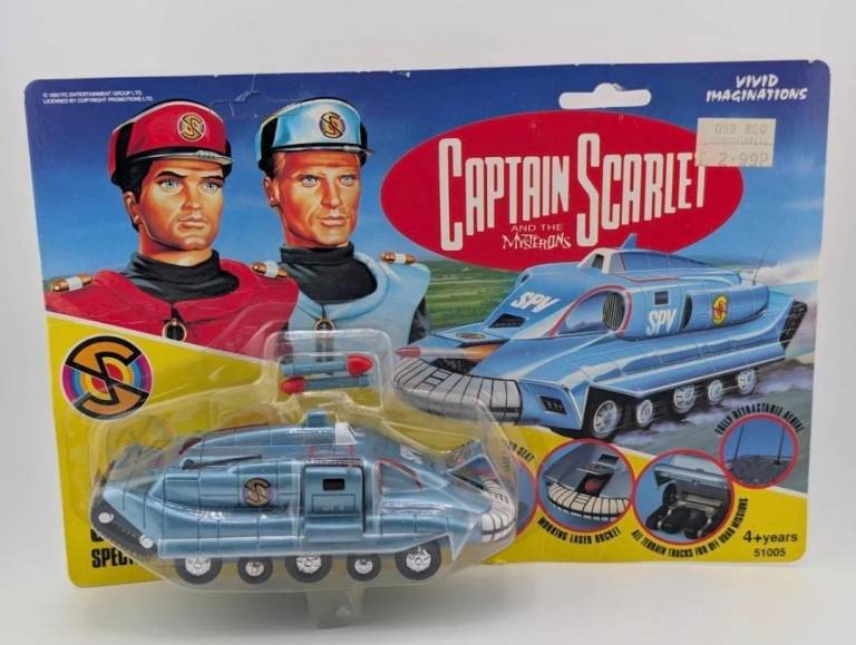 Vivid Imaginations Captain Scarlet & The Mysterons figures - SPV, Interceptor & Car