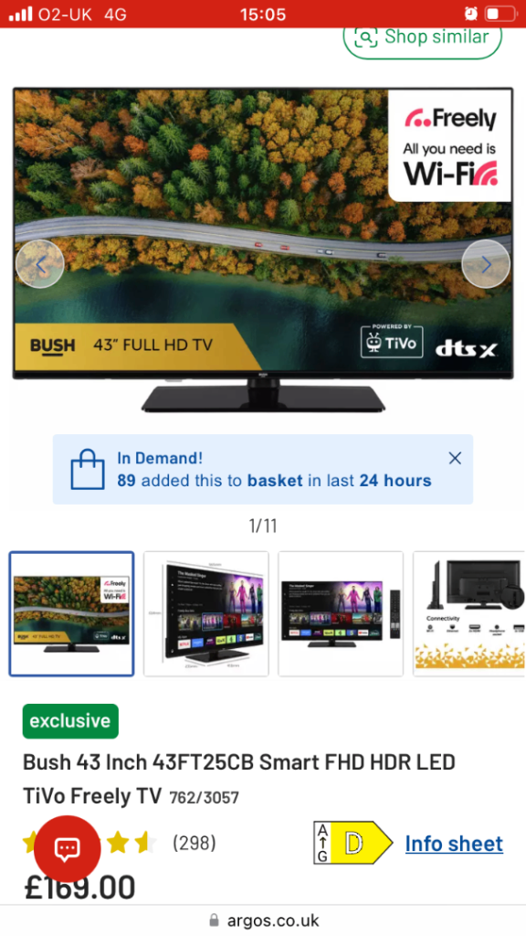 Bush smart tv