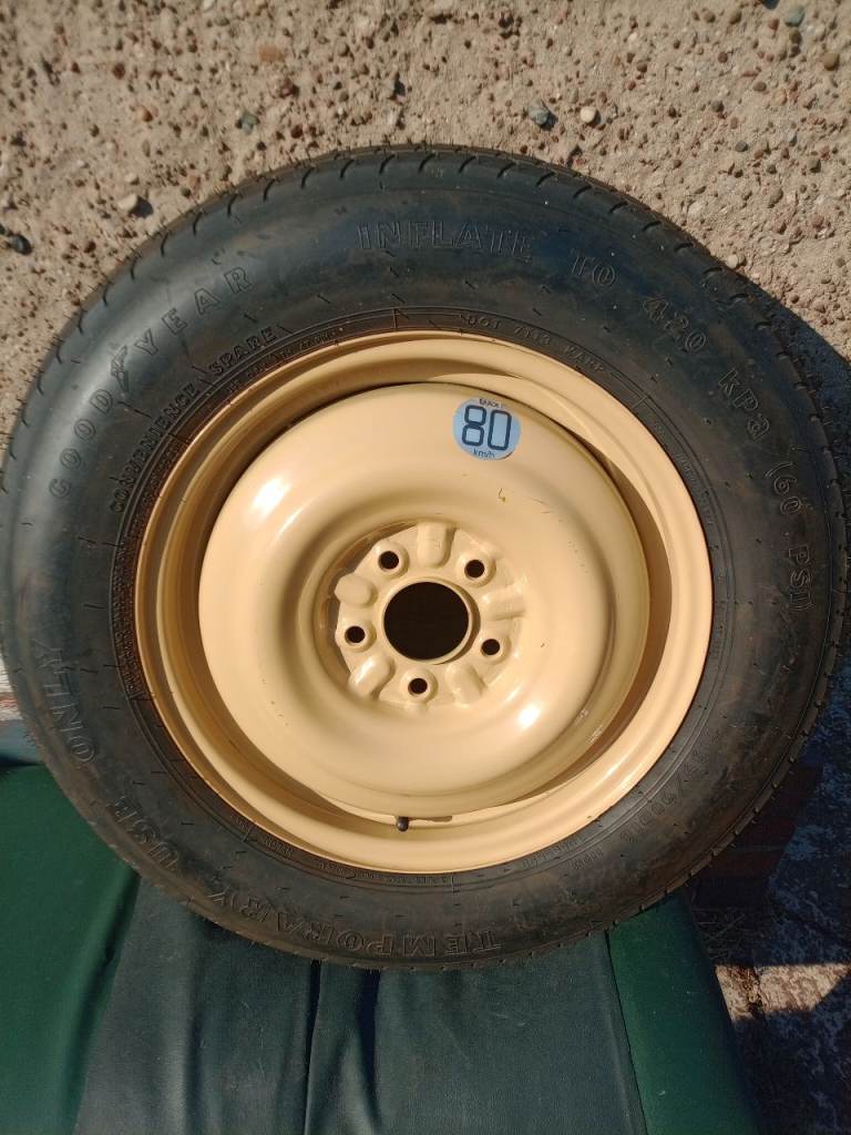 Volvo space saver spare wheel