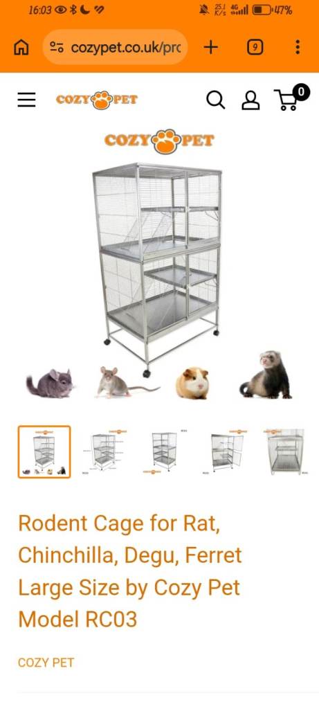 Cosy Pet animal cage