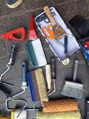 Job Lot of Painting and Decorating Tools