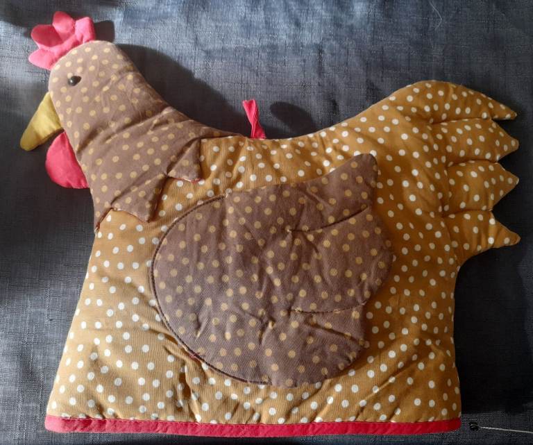 Large chicken teapot kettle cosy cover double lined