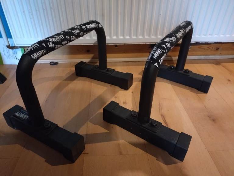 Gravity Fitness Parallettes (medium) – Black, Decent Condition