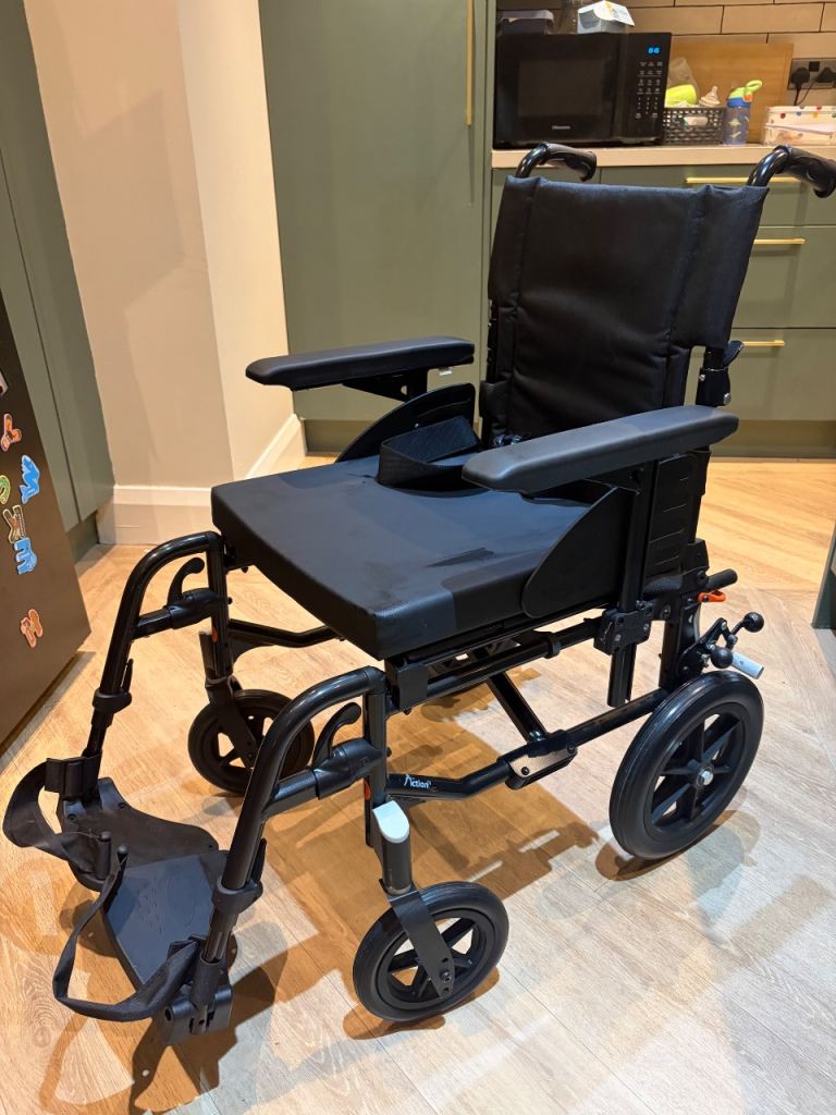 Invacare Wheelchair – Black, As Good As New