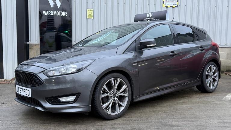 FORD FOCUS 1.0 T EcoBoost ST-Line Grey 5dr 1 KEEPER+SATNAV+RARE WHEELS 2017