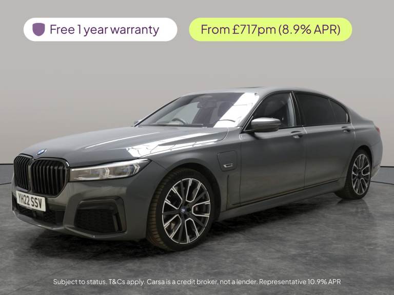 2022 BMW 7 Series 3.0 745Le 12kWh M Sport Saloon 4dr Petrol Plug-in Hybrid Auto xDrive Euro 6 Sal...