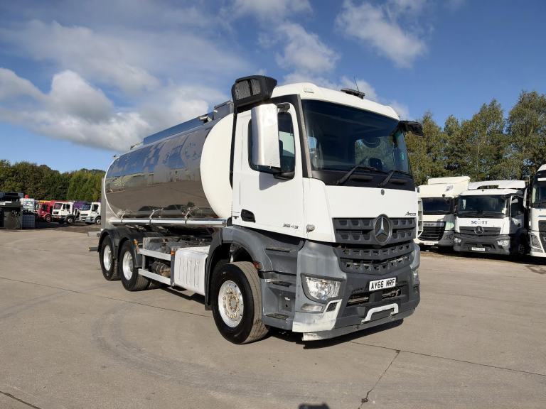 2016 MERCEDES AROCS 2643 6X4 STAINLESS STEEL TANKER 