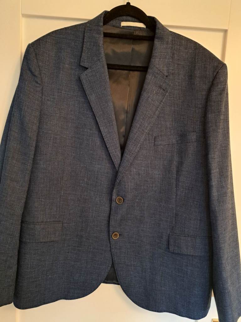 Mens new M & S tailored linen jacket 