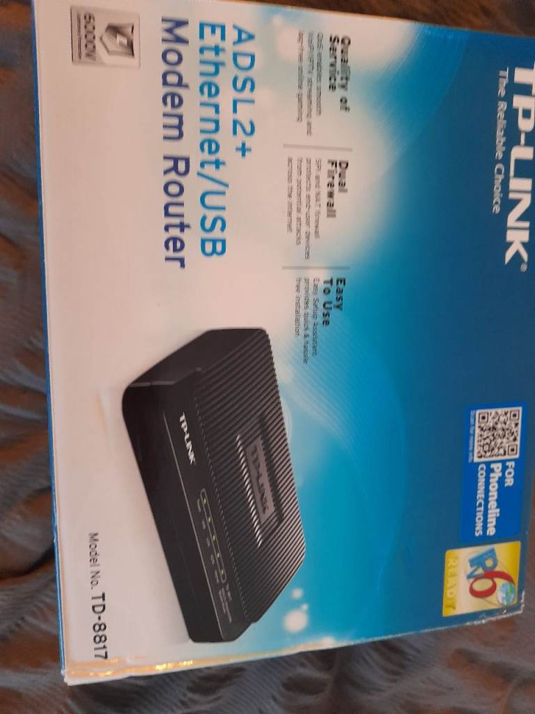 TP-LINK TD-8817 ADSL2+ Ethernet/USB Modem Router