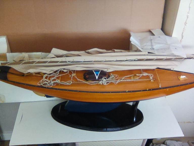 Bluebell MYC, display model yacht 