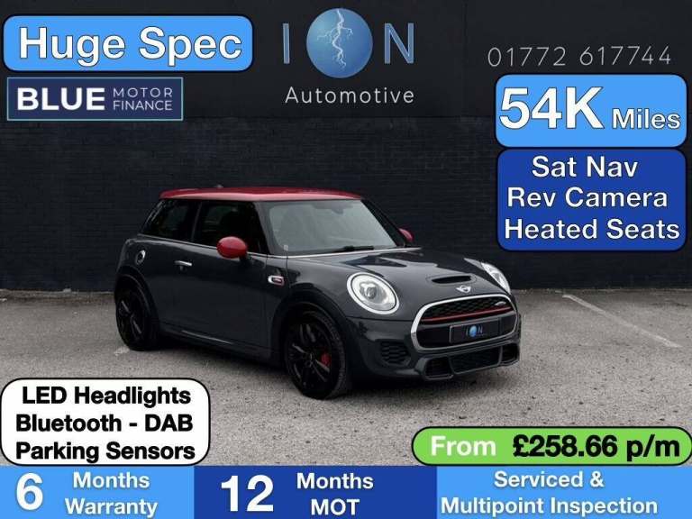 2017 MINI Hatch 2.0 John Cooper Works 3dr HATCHBACK PETROL Manual