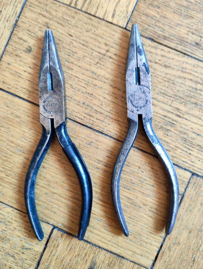 Vintage Elliot-Lucas Long Needle Nose Pliers X2 