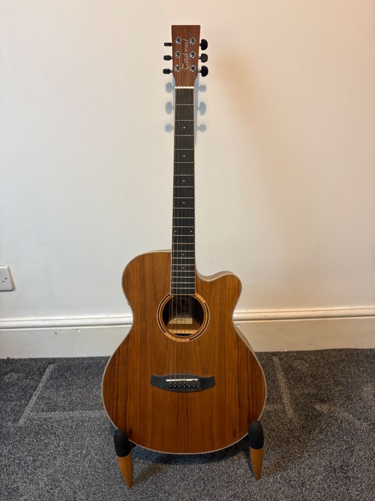 Tanglewood Black Walnut Electric Acoustic Guitar with Built-in Tuner