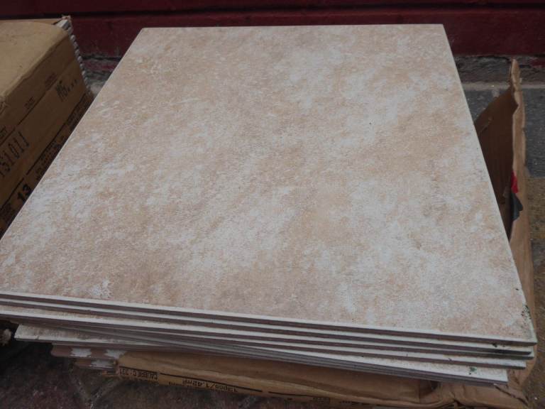 New Talesma Beige Ceramic Tiles - Unused