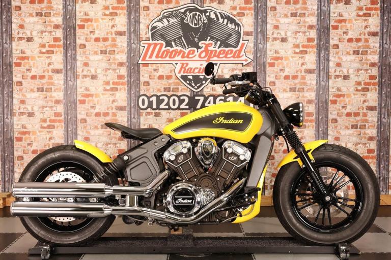 2018 INDIAN SCOUT MSR BOBBER - 3,209 MILES! - 2 OWNERS - STUNNING CUSTOM BUILD!