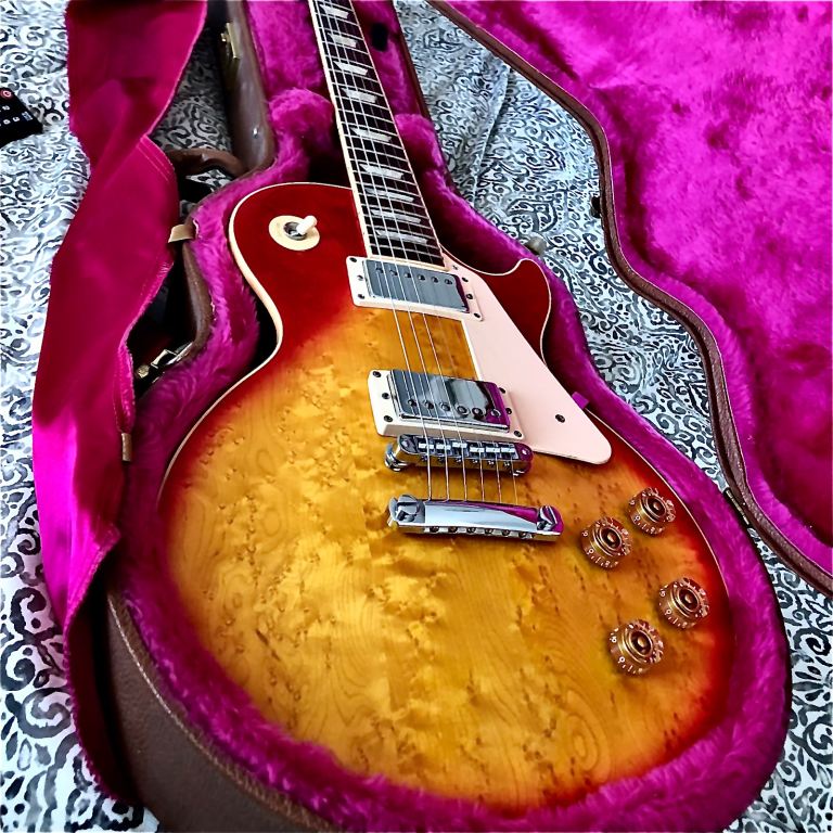 Vintage 1993 Gibson LP Highly figured Birdseye Top