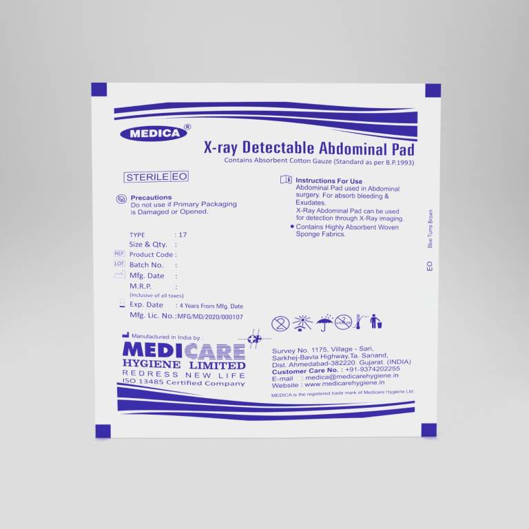 Looking for a reliable X-Ray Detectable Abdominal Pad Wholseller in India?
