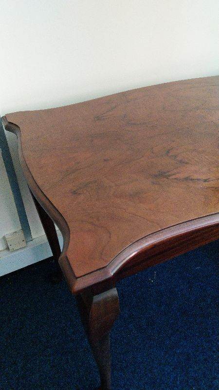 Mahogany Queen Anne Style Small Side Table