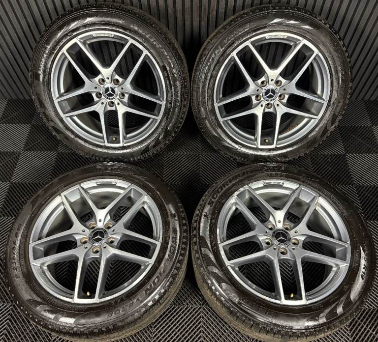 19'' GENUINE MERCEDES AMG GLC SPORT GREY DC ALLOY WHEELS TYRES ALLOYS