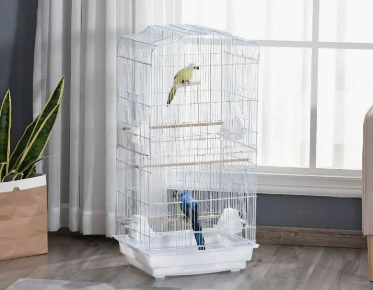 Pawhut large metal bird cage
