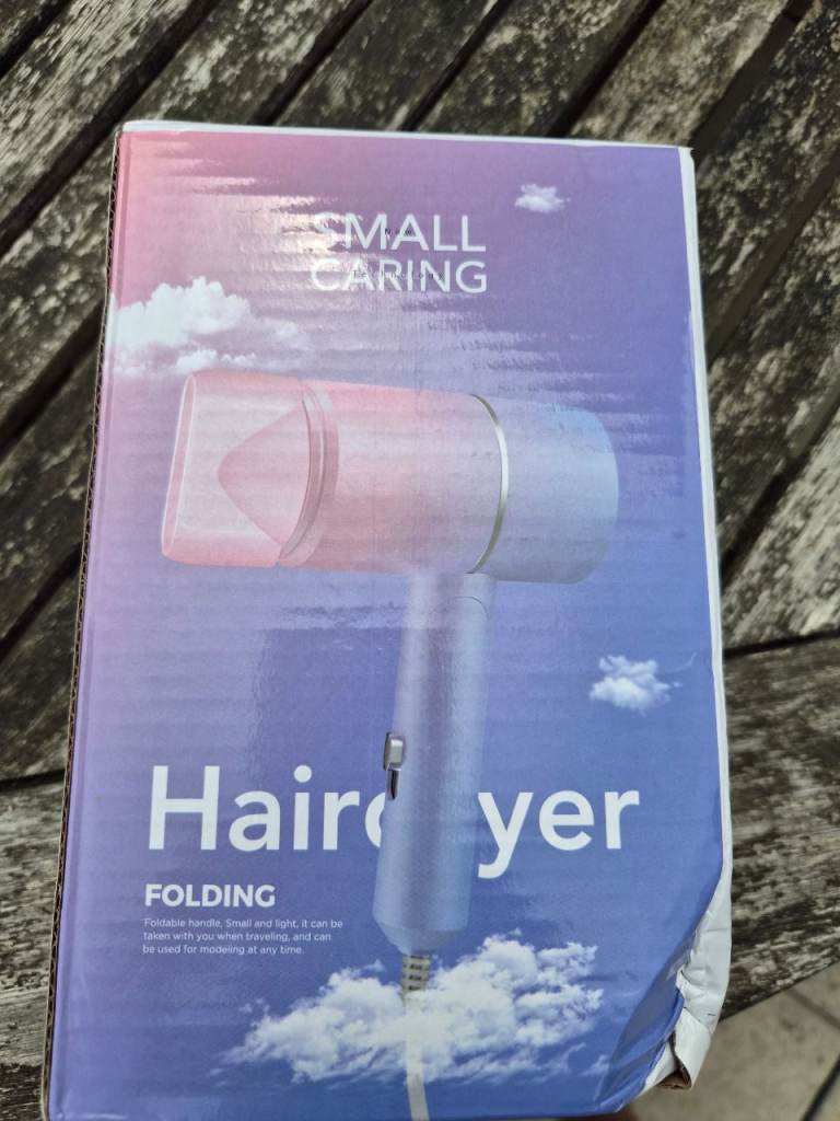 New Small Caring Folding Hair Dryer - Multicoloured