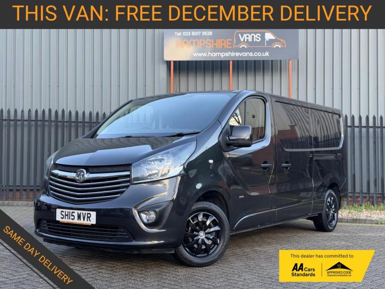 2015 Vauxhall Vivaro 1.6 CDTi 2900 BiTurbo ecoFLEX Sportive Panel Van 5dr Diesel Manual L2 H1 Eu ...