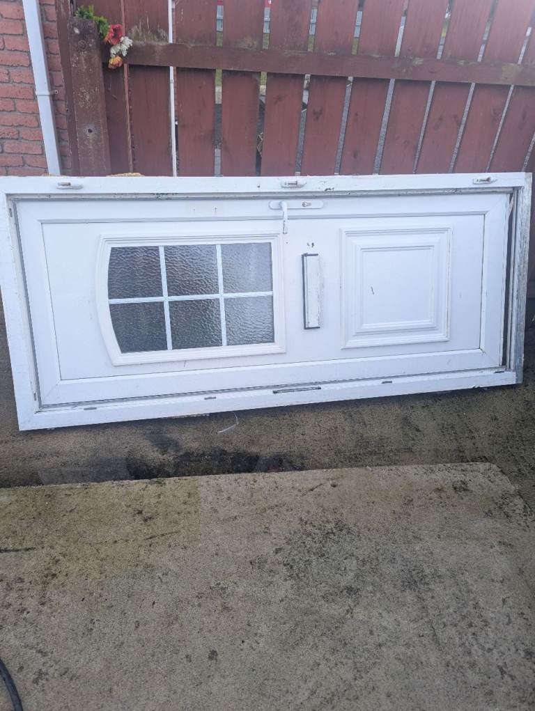 PVC front door frame was broken and repaired would do a shed or something 