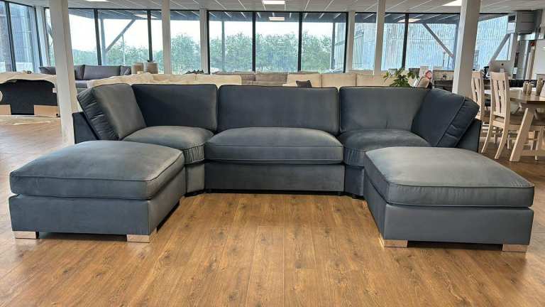 📞 Signature Brand New Bishop U Shape Corner & 3+2 Seater Sofa Real Material 35% OFF Booking Now COD