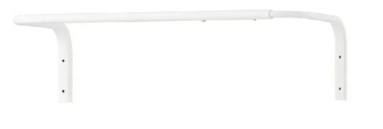 image for MULIG Clothes bar, white, 60-90 cm