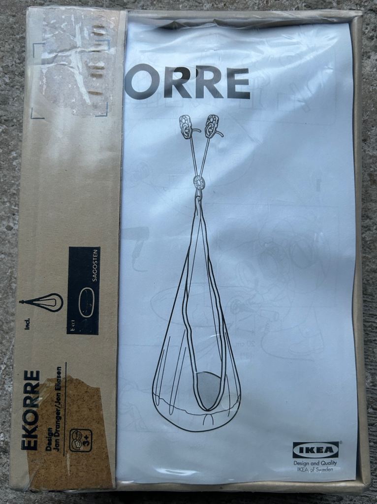 Ikea Ekorre Indoor Outdoor Hammock Swing – Unopened as new