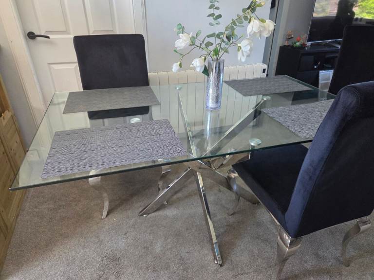  Dining table and chairs