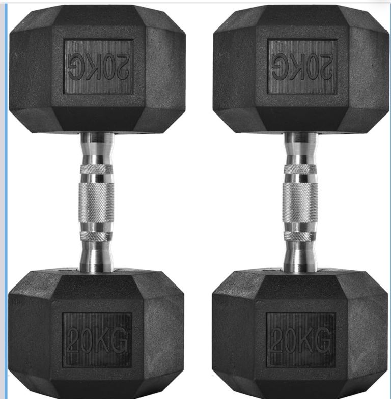 2x20kg hex dumbbell set can deliver local area 