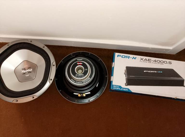 car audio amplifier 2 subwoofers