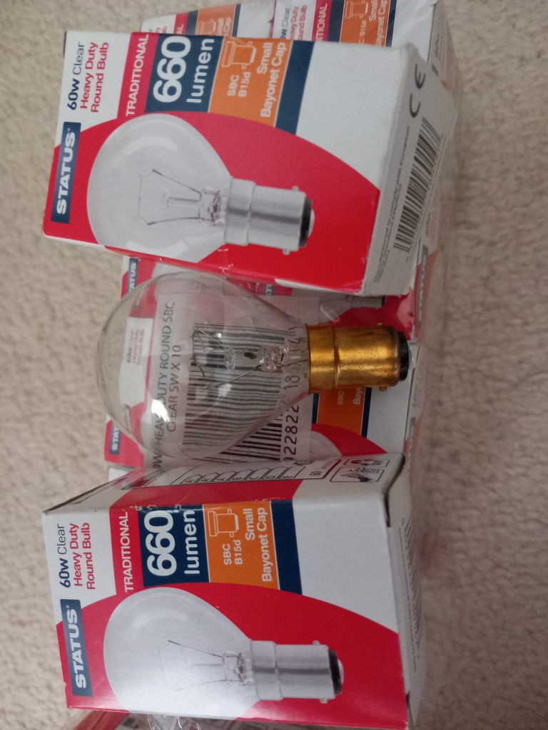 image for New light bulbs 660 lumens SMALL bayonet cap.  5 for £5