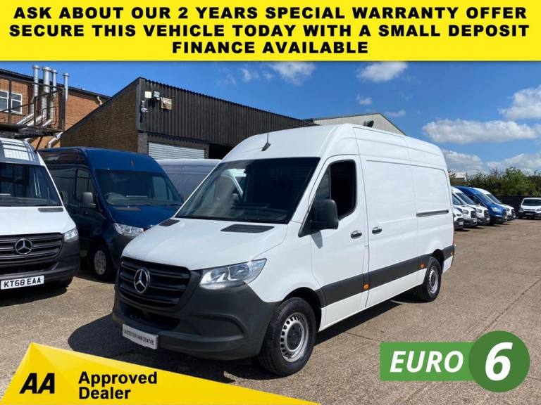 2019 19 MERCEDES-BENZ SPRINTER 2.1 314 CDI L2 H2 MWB H/ROOF 140BHP FACELIFT. RWD