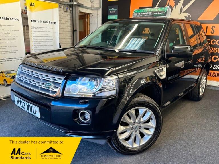 13 reg Land Rover Freelander 2.2 TD4 HSE automatic,metallic black,black leather.