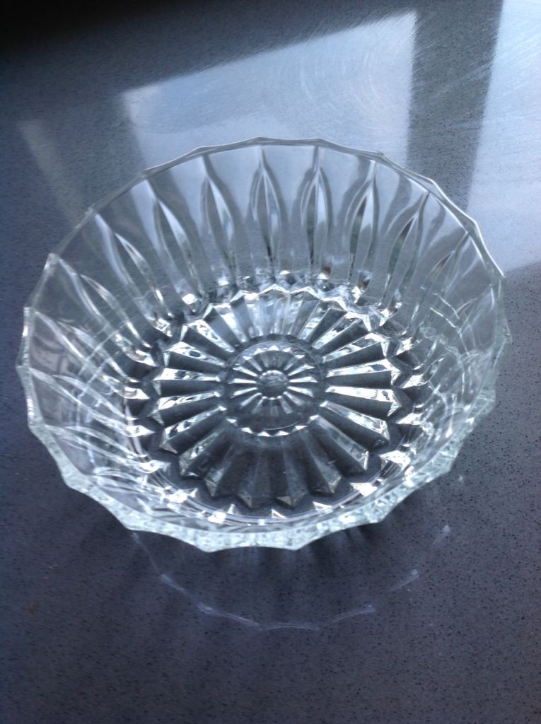 Vintage Cut glass jelly/salad bowl