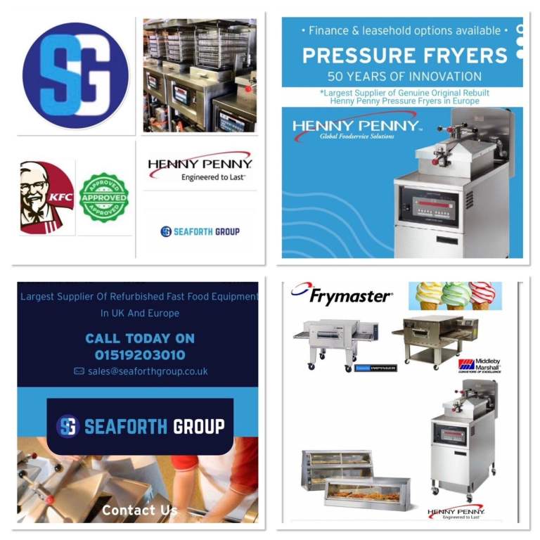 Largest Stock of Henny Penny Fried Chicken Fast Food Shop Equipment In Europe Used & NEW