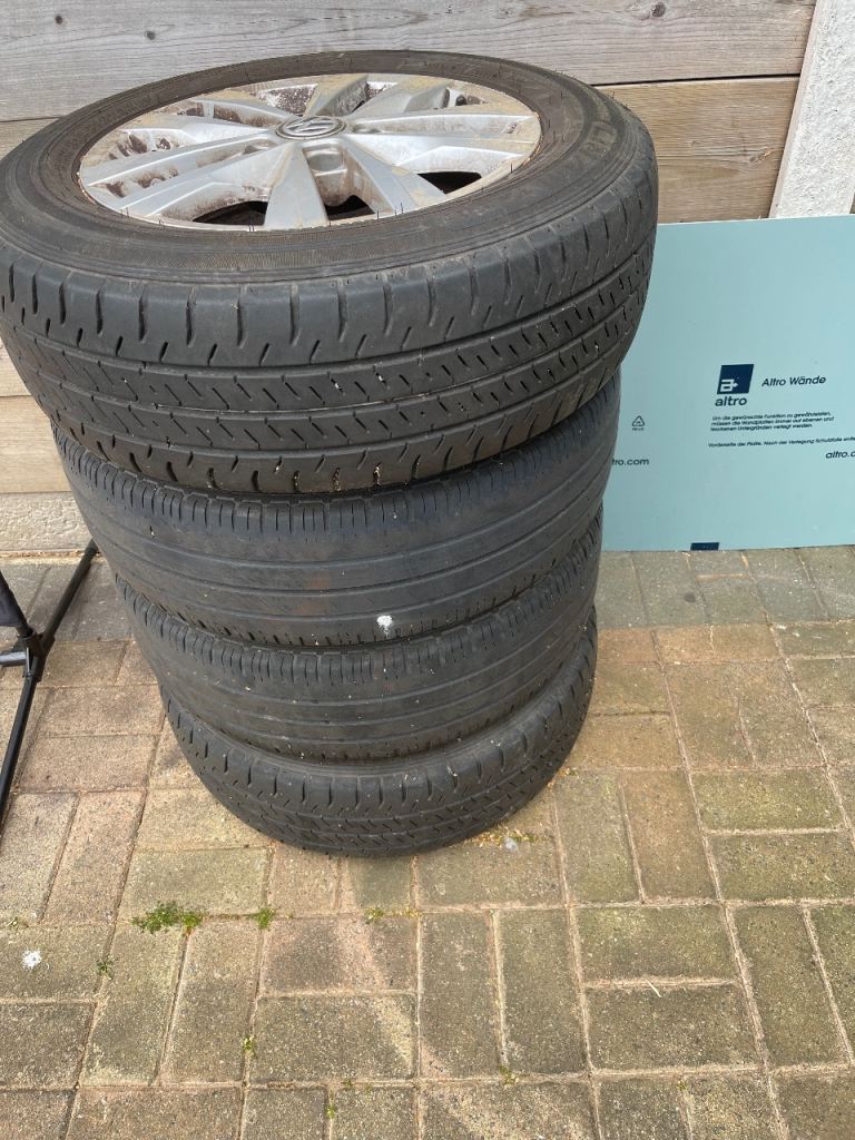 16'' Genuine VW Transporter T6 T6.1  Clayton Alloy Wheels Tyres