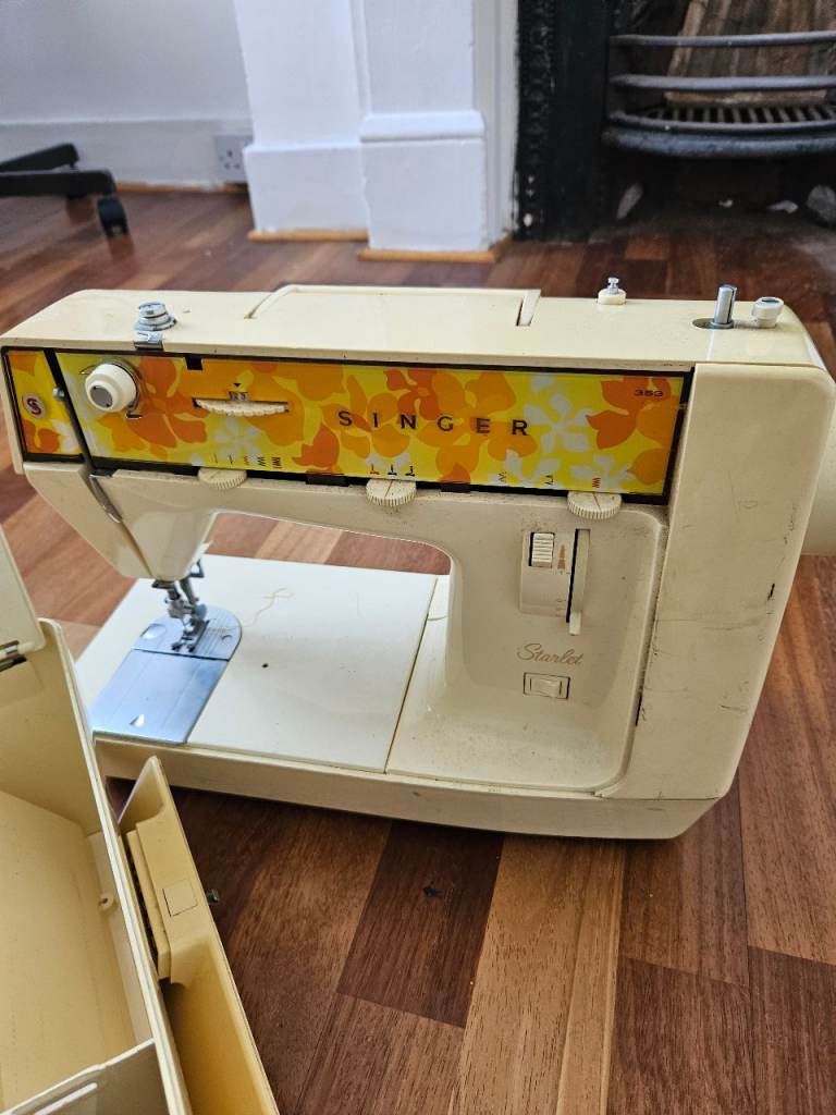 Portable Singer sewing machine