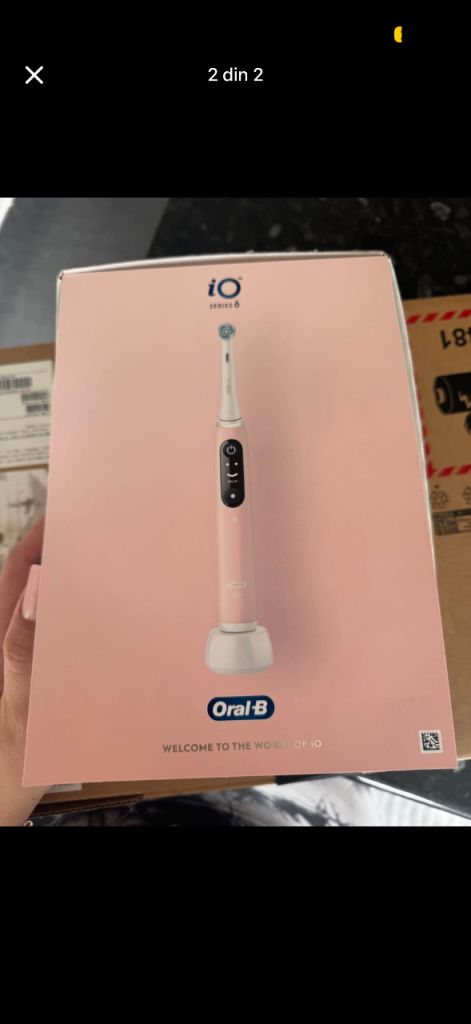 NEW Oral-B iO6 Electric Toothbrush – Pink