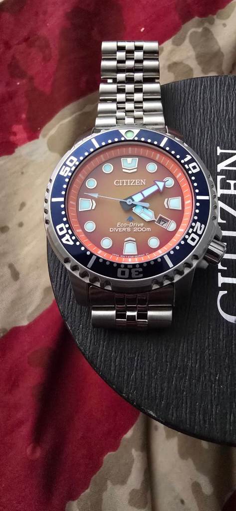 CITIZEN PROMASTER ECO DRIVE DIVE WATCH WITH BOX