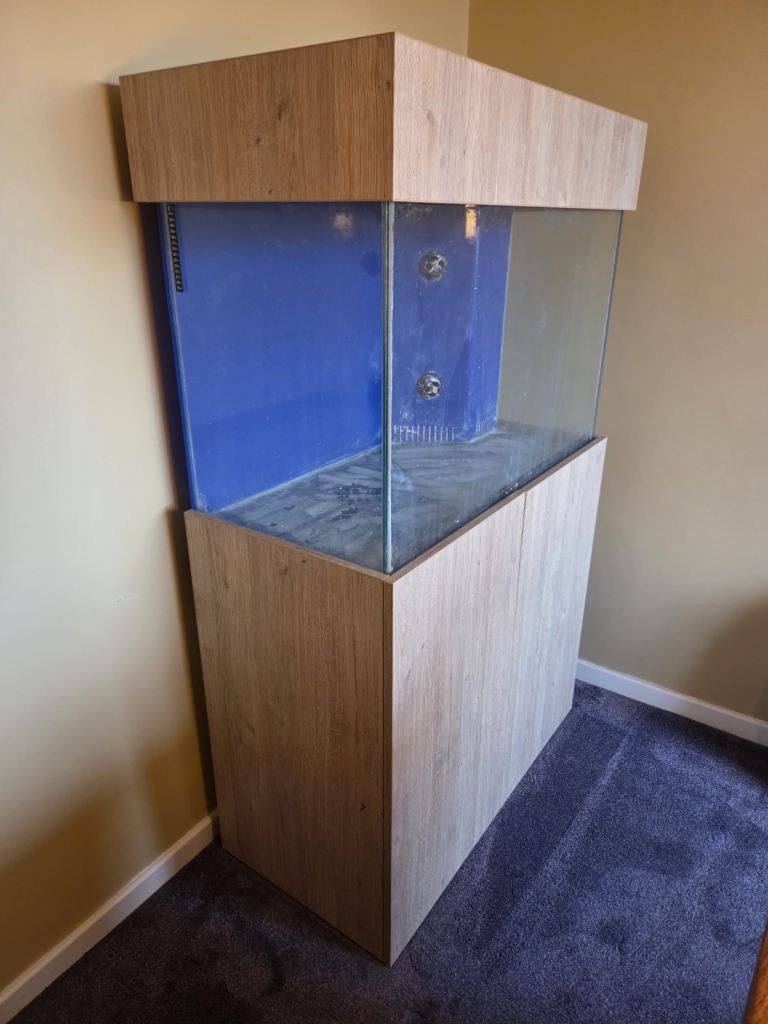 Marine Saltwater Aquarium – 125L Display + 45L Sump – Custom Cabinet
