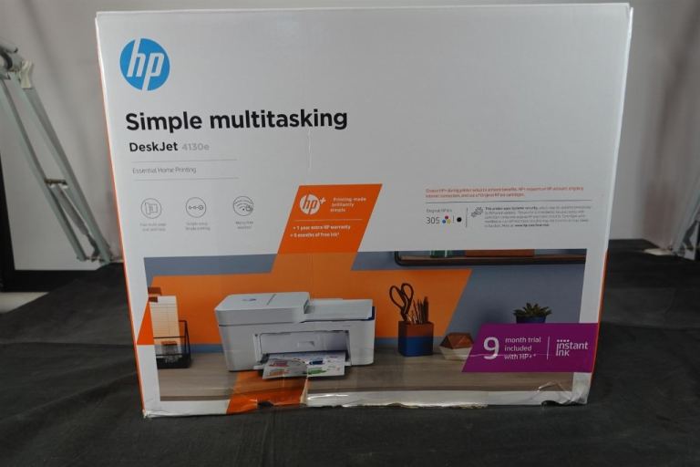 HP DeskJet Plus 4130e All-in-One Wireless Inkjet Printer BRAND NEW SEALED 