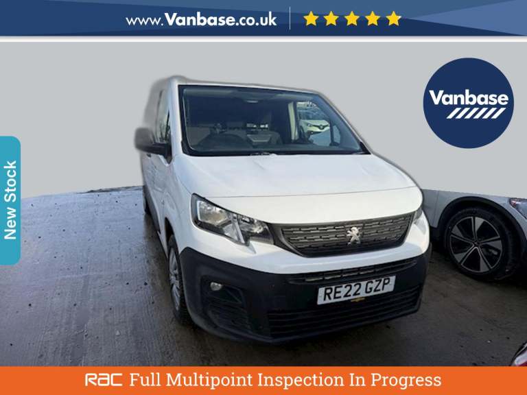 2022 Peugeot Partner 1.5 BlueHDi 1000 Professional Premium Standard Panel Van 5dr Diesel Manual  ...